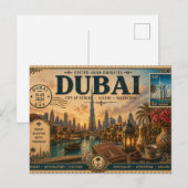 ヴィンテージ UAE 旅行のお土産 ポストカード (正面/裏面)