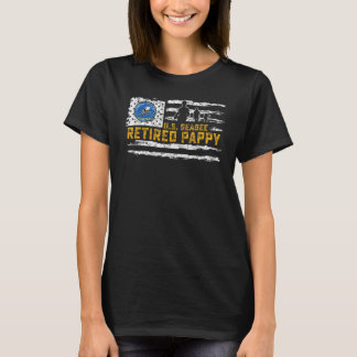ヴィンテージ USA アメリカ国旗 誇り高き退役アメリカ海軍 シービー Tシャツ