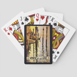 ヴィンテージ"Venise et le Lido"イタリア遊のカード トランプ
