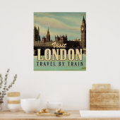 ヴィンテージ Visit London ポスター (キッチン)