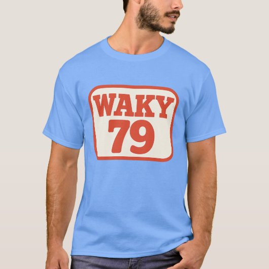 ヴィンテージ WAKY 79、ケンタッキー Tシャツ (正面)
