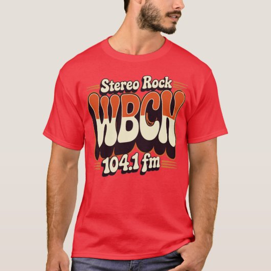 ヴィンテージ WBCN 104.1 FM Tシャツ (正面)