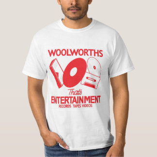 ヴィンテージ- Woolworths -男性T'shirt Tシャツ