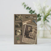 ヴィンテージ「WWIIの女性」スクラップブックのポストカード ポストカード (スタンド正面)