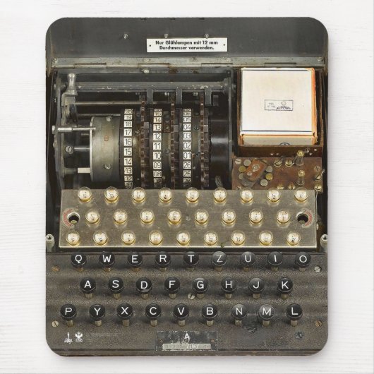 ヴィンテージ_WWII_Enigma_03マウスパッド マウスパッド (正面)