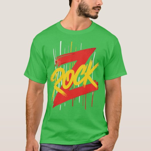 ヴィンテージ Z ロック Tシャツ (正面)
