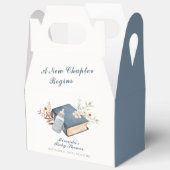 ヴィンテージA新しいチャプター本のボトル赤ちゃんシャワー フェイバーボックス (見開き)