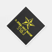 ヴィンテージA星は1983生まれ年の黄星だった スタンダードランチョンナプキン (角)