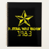 ヴィンテージA星は1983生まれ年の黄星だった プランナー手帳 (正面)