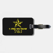 ヴィンテージA星は1983生まれ年の黄星だった ラゲッジタグ (裏面横)