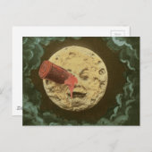 ヴィンテージA月見物静かはがき ポストカード (正面/裏面)