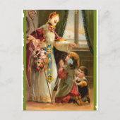 ヴィンテージA Visit From St Nick ポストカード (正面)