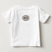 ヴィンテージACKナンタケットMAビーチラベルTシャツ ベビーTシャツ (裏面)