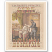 ヴィンテージAd T.M.前向き消化不良の治療 シール (正面)