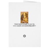 ヴィンテージAeop's Fable, Country Mouse, City Mouse (裏面)