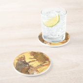 ヴィンテージAeop's Fable, Country Mouse, City Mouse コースター (側面)