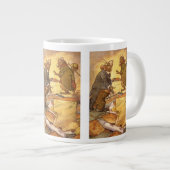 ヴィンテージAeop's Fable, Country Mouse, City Mouse ジャンボコーヒーマグカップ (正面右)