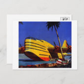 ヴィンテージAeroはがき ポストカード (正面/裏面)