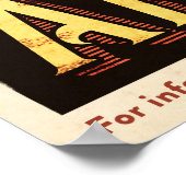 ヴィンテージAFRIQUE旅行ポスター ポスター (角)