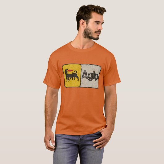 ヴィンテージAgip Tシャツ (正面フル)