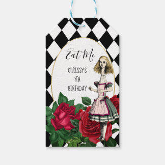 ヴィンテージAlice in Wonderland食べ Me  Bey Giftラベル ギフトタグ
