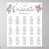 ヴィンテージAlice in Wonderland 結婚's Find your seat ポスター (正面)