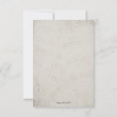 ヴィンテージAlice in Wonderland RSVPカード (裏面)