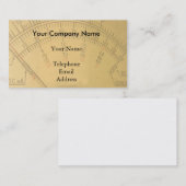 ヴィンテージAmpのメートルのダイヤル 名刺 (正面/裏面)