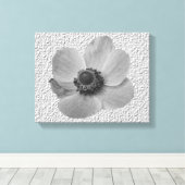 ヴィンテージAnemone Canvas Print キャンバスプリント (インサイチュ (ウッドフロア))