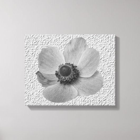 ヴィンテージAnemone Canvas Print キャンバスプリント (正面)