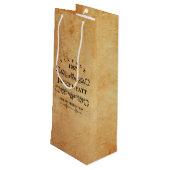 ヴィンテージAny Age誕生日 ワインギフトバッグ (裏面アングル)