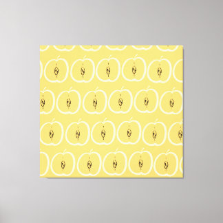 ヴィンテージAppleパターン:壁紙デザイン。 キャンバスプリント