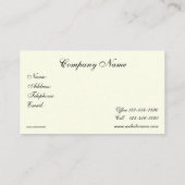 ヴィンテージApple Blossom、名刺 名刺 (裏面)