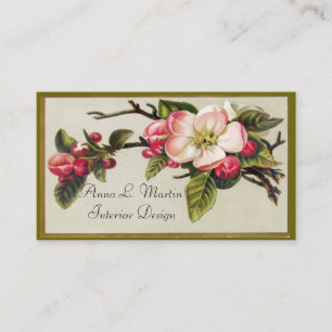 ヴィンテージApple Blossom、名刺 名刺