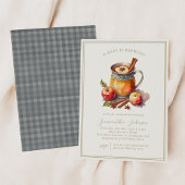 ヴィンテージApple Cider秋のベビーシャワー 招待状