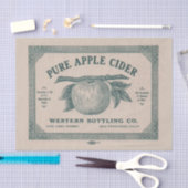 ヴィンテージApple Cider Decompage家具の転送 薄葉紙 (クラフト)