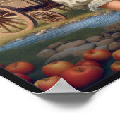 ヴィンテージApple Harvest Childrenポスター ポスター (角)