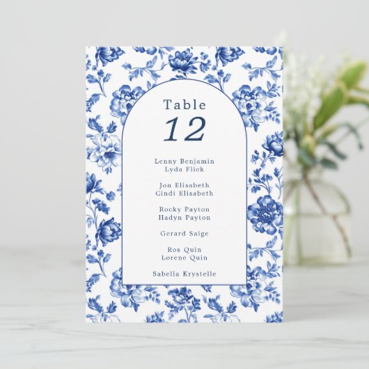 ヴィンテージarchソフトウェアフローラ表の座席表 招待状 (スタンド正面)