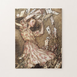 ヴィンテージArthur Rackham Alice In Wonderland Art ジグソーパズル
