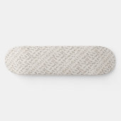 ヴィンテージASLサイン言語クリスマスプレゼント スケートボード (横)