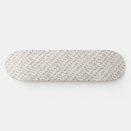 ヴィンテージASLサイン言語クリスマスプレゼント スケートボード (横)