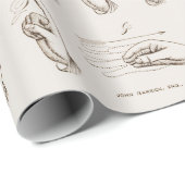 ヴィンテージASLサイン言語クリスマスプレゼント ラッピングペーパー (ロールコーナー)