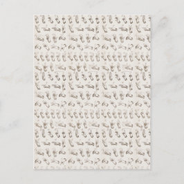 ヴィンテージASL手話クリスマスギフト ポストカード