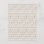 ヴィンテージASL手話クリスマスギフト ポストカード (正面)