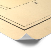 ヴィンテージAuburn NYの地図（1904年） ポスター (角)