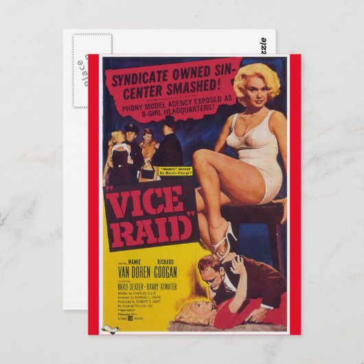 ヴィンテージBムービー ポストカード (正面/裏面)