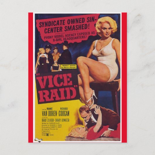 ヴィンテージBムービー ポストカード (正面)