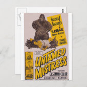 ヴィンテージB映画はがき未調整の愛人 ポストカード (正面/裏面)