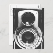 ヴィンテージB&Wカメラ ポストカード (正面/裏面)