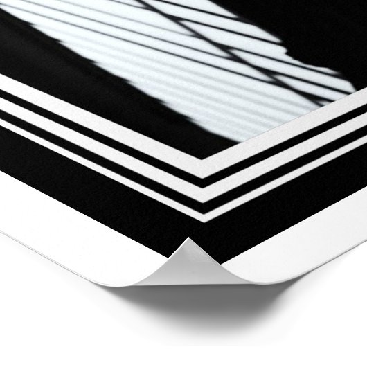 ヴィンテージB&Wジャズフォト12 x 16 ポスター (角)